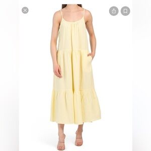 Megaschoni organic cotton maxi dress size medium